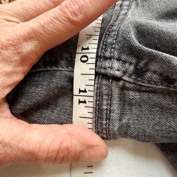 M Jeans Maurices Super Skinny High Rise Curvy Fit Gray Denim Jeans M Short - Picture 9 of 10